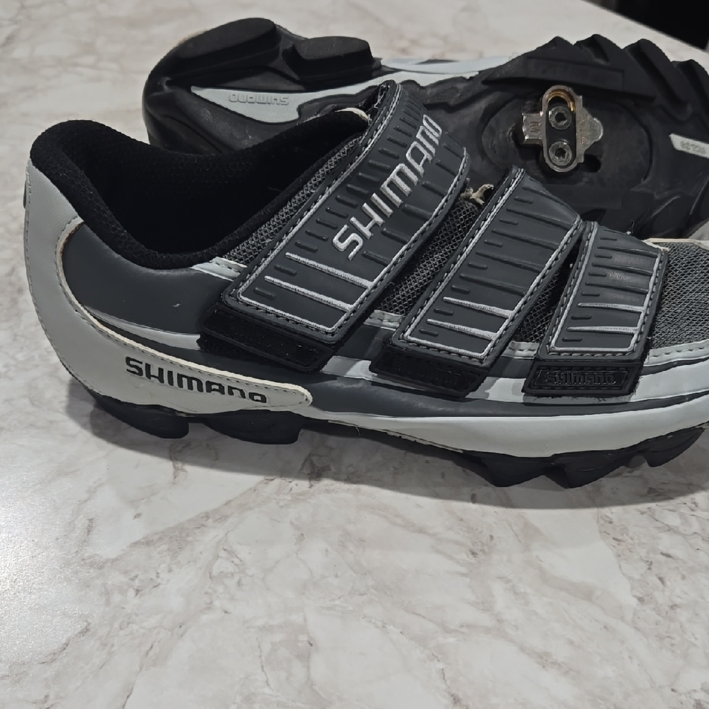 Shimano Black and Gray Cycling Shoes